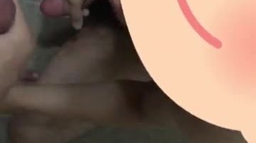Cumshot in mouse and helping handjob in slow motion
