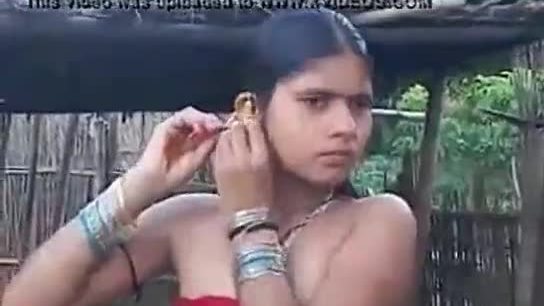 Indian girl open shower