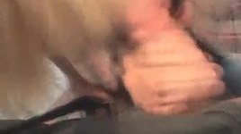Stringy Haired Blonde Crack Whore Sucking Dick Point of View